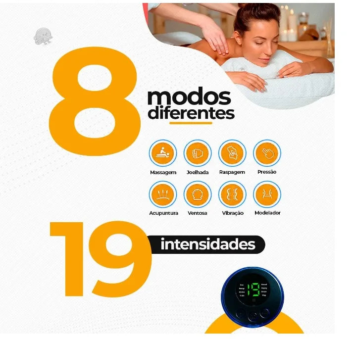 Mini Massageador Elétrico Portátil CalmPulse