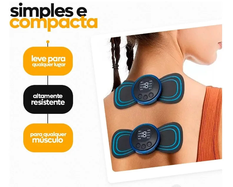 Mini Massageador Elétrico Portátil CalmPulse