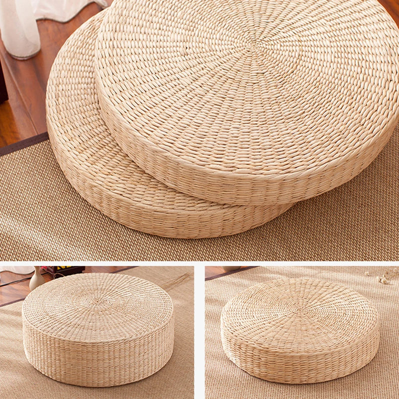 Almofada de Meditação Tatami Rattan Natural